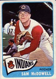 1965 Topps Baseball Cards      076      Sam McDowell